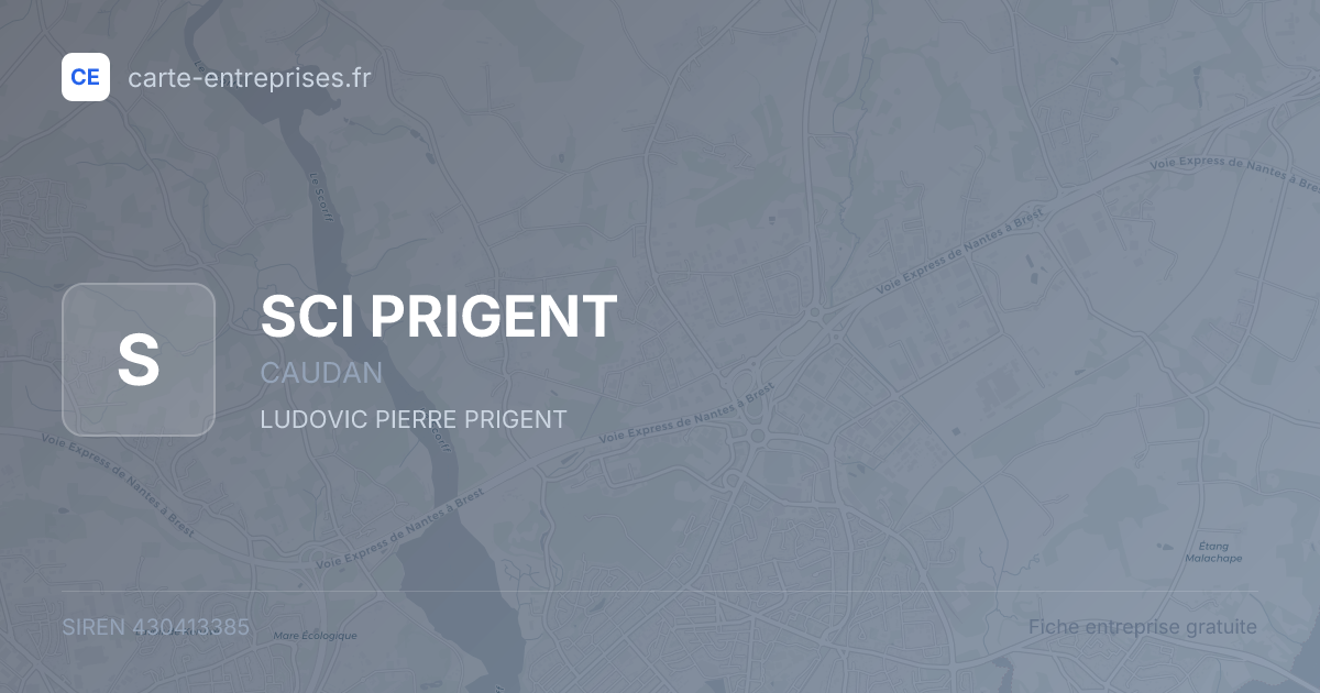 SCI PRIGENT — 430413385 — fiche entreprise