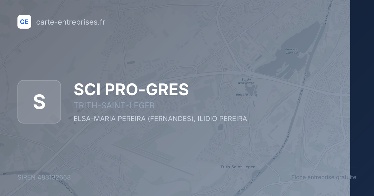 SCI PRO-GRES — 483132668 — fiche entreprise