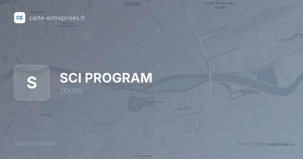 SCI PROGRAM — 513140061 — fiche entreprise