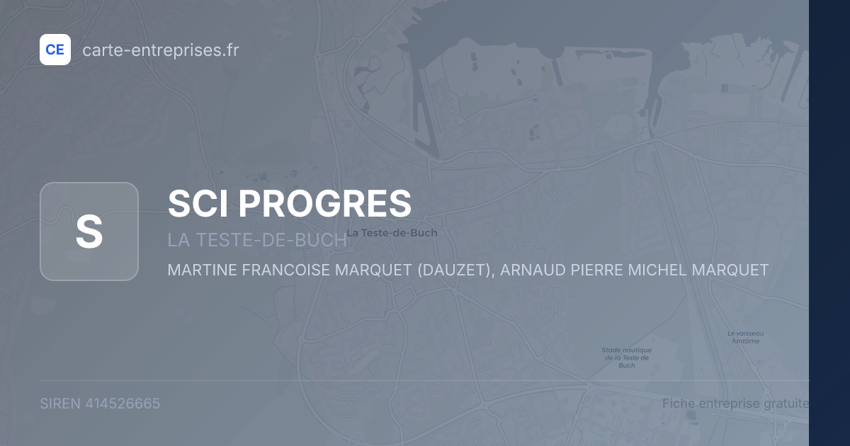 SCI PROGRES — 414526665 — fiche entreprise