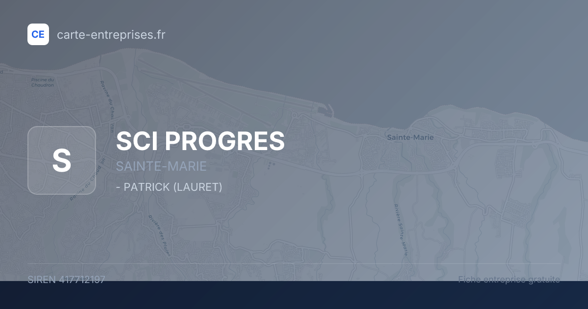 SCI PROGRES — 417712197 — fiche entreprise