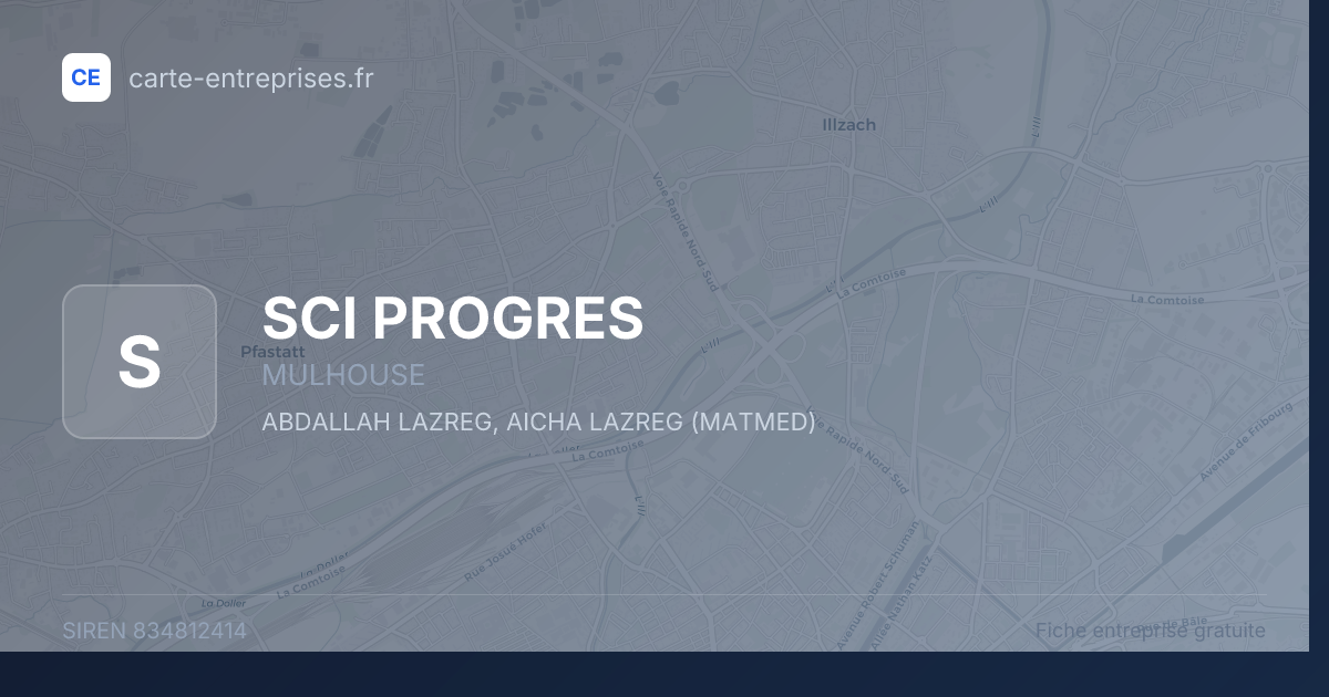 SCI PROGRES — 834812414 — fiche entreprise