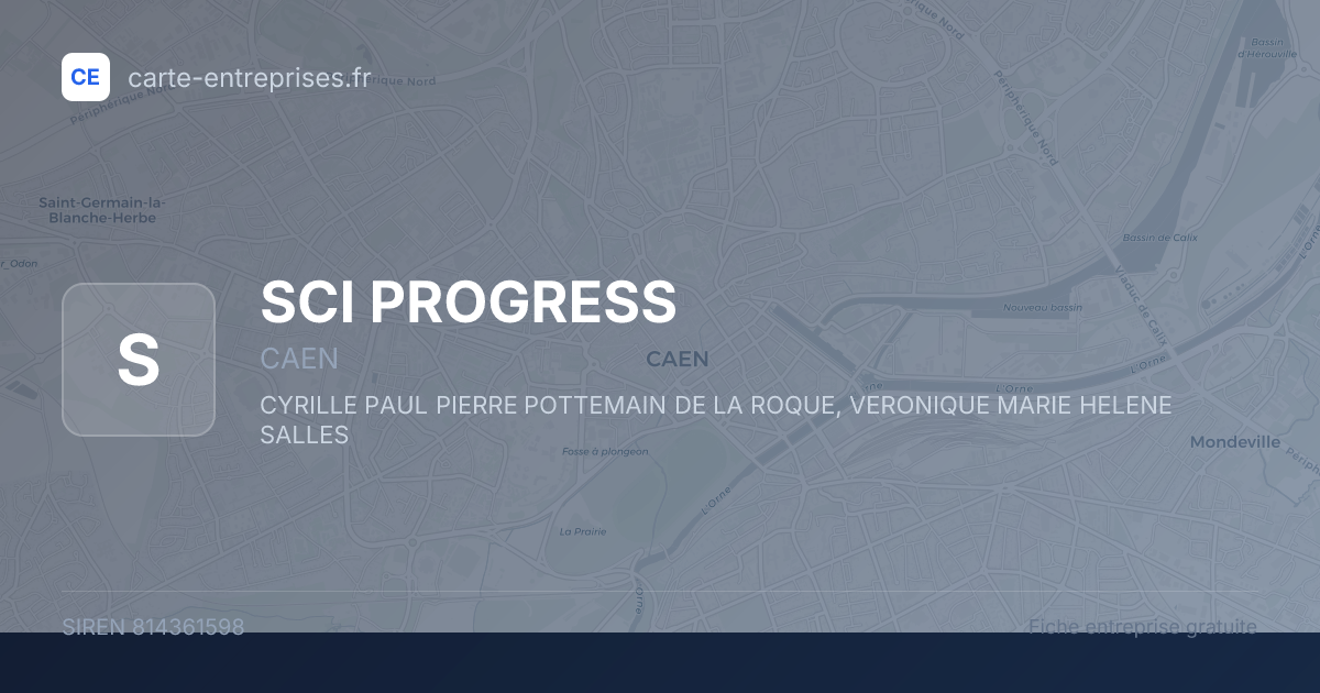 SCI PROGRESS — 814361598 — fiche entreprise