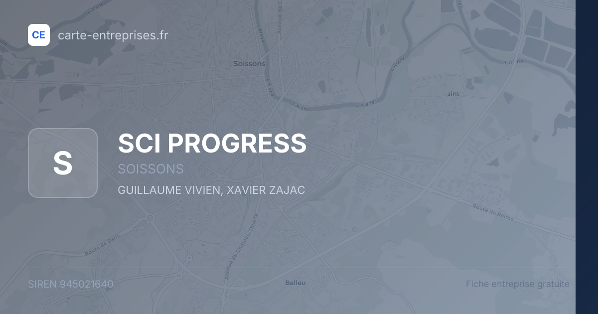SCI PROGRESS — 945021640 — fiche entreprise