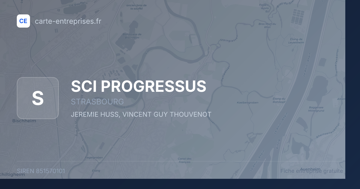 SCI PROGRESSUS — 851570101 — fiche entreprise
