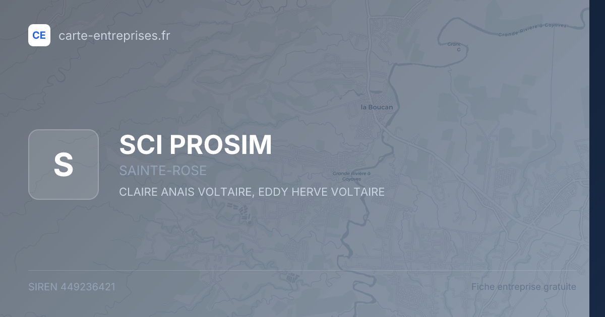 SCI PROSIM — 449236421 — fiche entreprise
