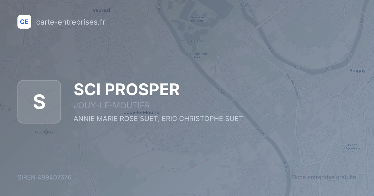SCI PROSPER — 489407676 — fiche entreprise