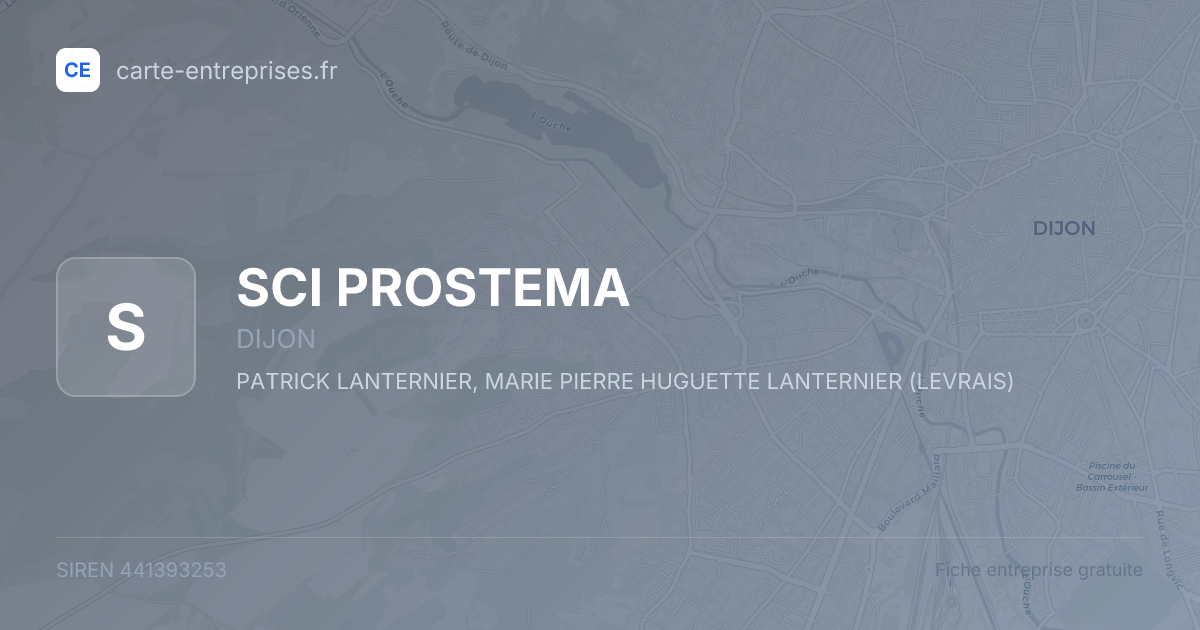 SCI PROSTEMA — 441393253 — fiche entreprise