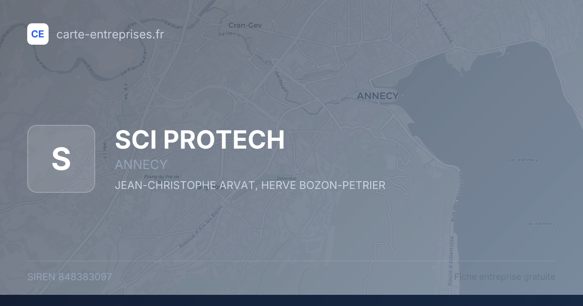 SCI PROTECH — 848383097 — fiche entreprise