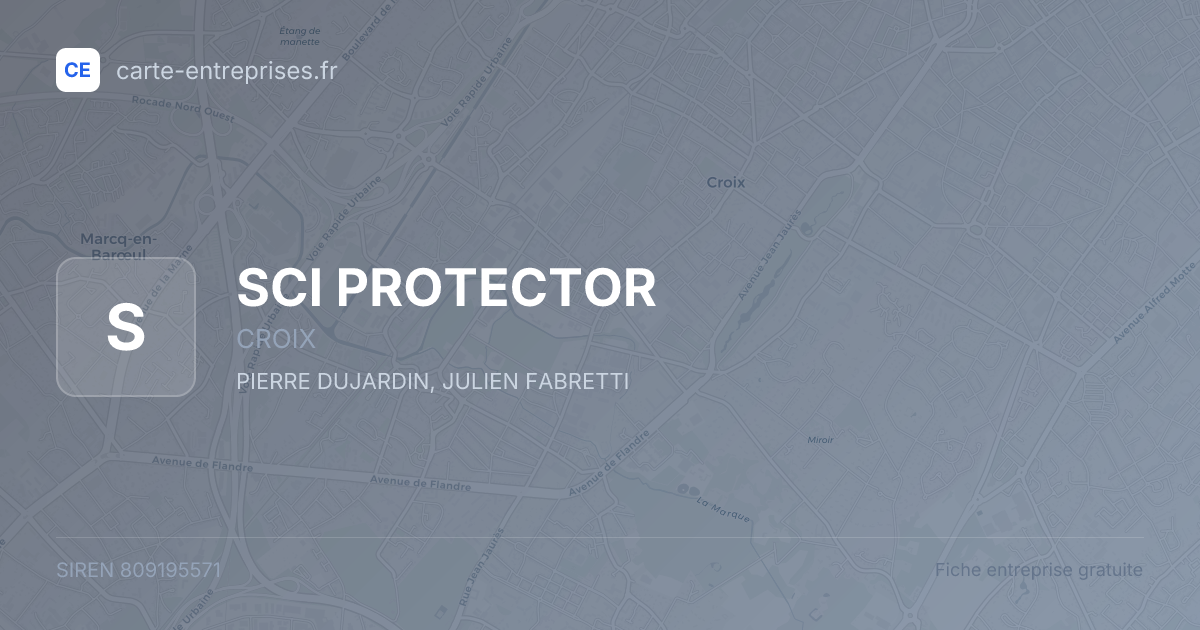 SCI PROTECTOR — 809195571 — fiche entreprise