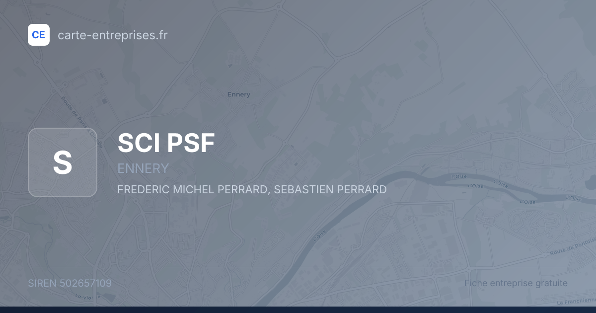 SCI PSF — 502657109 — fiche entreprise