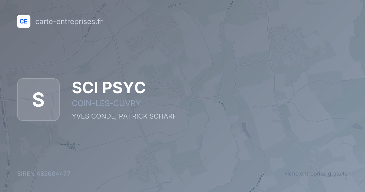 SCI PSYC — 482604477 — fiche entreprise
