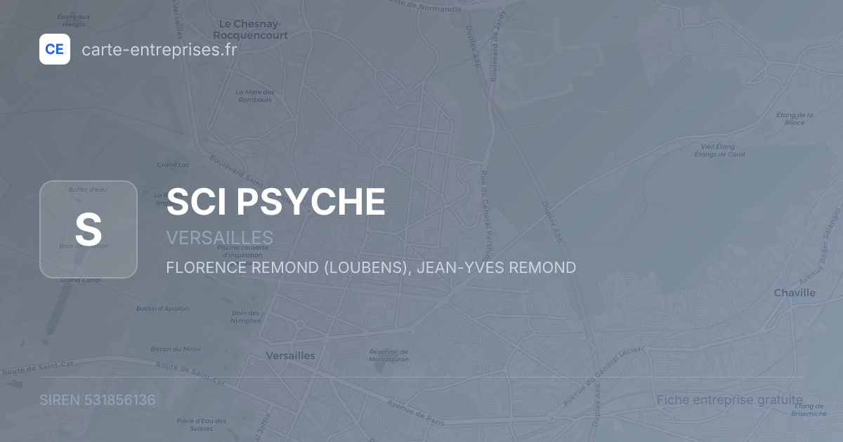 SCI PSYCHE — 531856136 — fiche entreprise