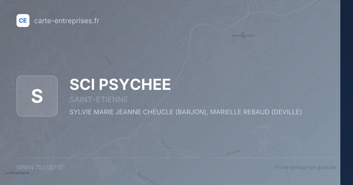 SCI PSYCHEE — 752467191 — fiche entreprise