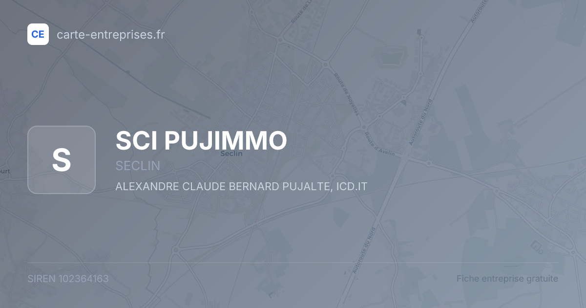 SCI PUJIMMO — 102364163 — fiche entreprise