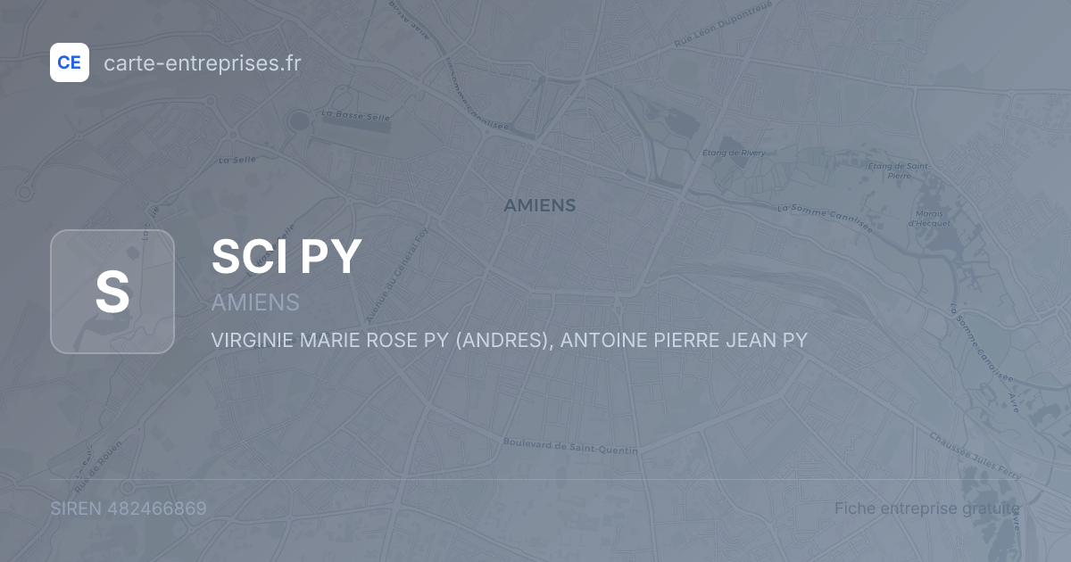 SCI PY — 482466869 — fiche entreprise