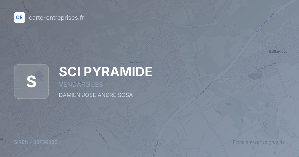 SCI PYRAMIDE — 433736386 — fiche entreprise