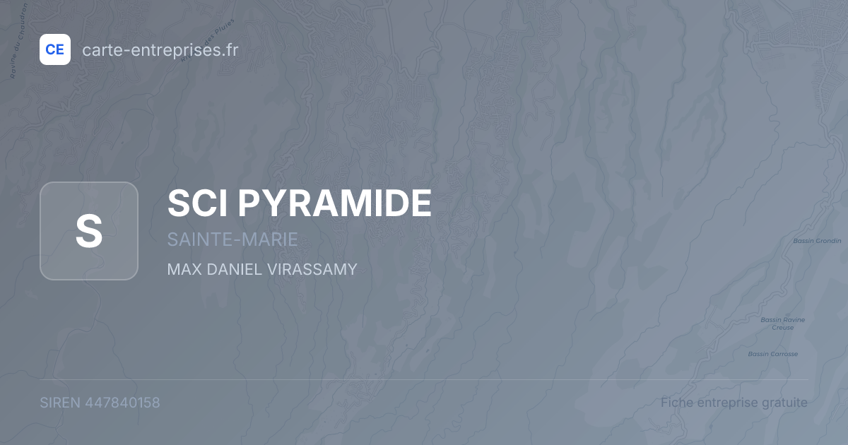 SCI PYRAMIDE — 447840158 — fiche entreprise
