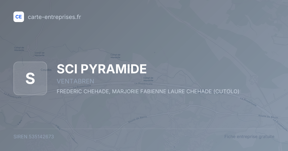 SCI PYRAMIDE — 535142673 — fiche entreprise