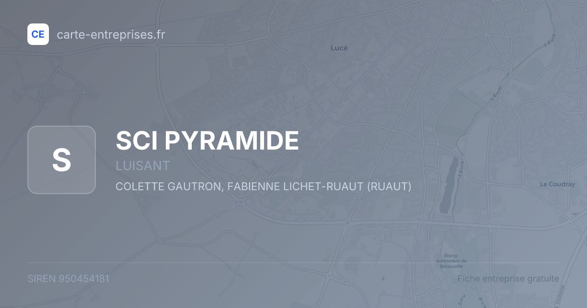 SCI PYRAMIDE — 950454181 — fiche entreprise