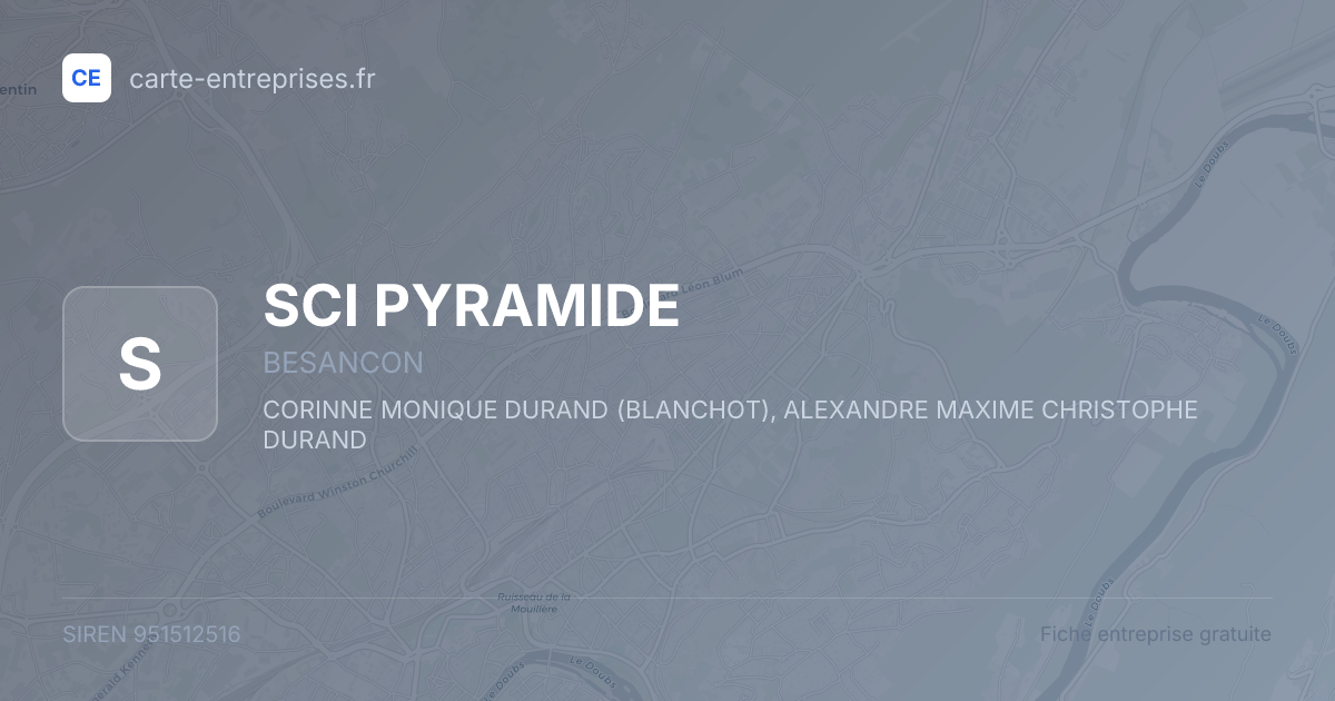 SCI PYRAMIDE — 951512516 — fiche entreprise
