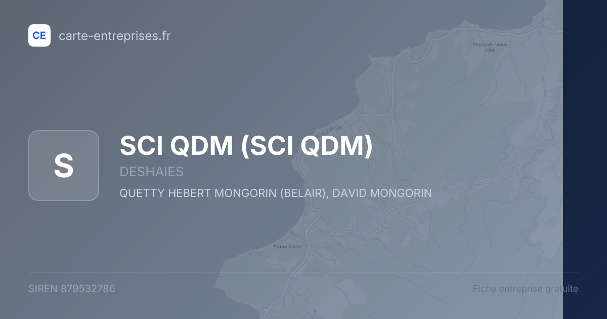 SCI QDM — 879532786 — fiche entreprise