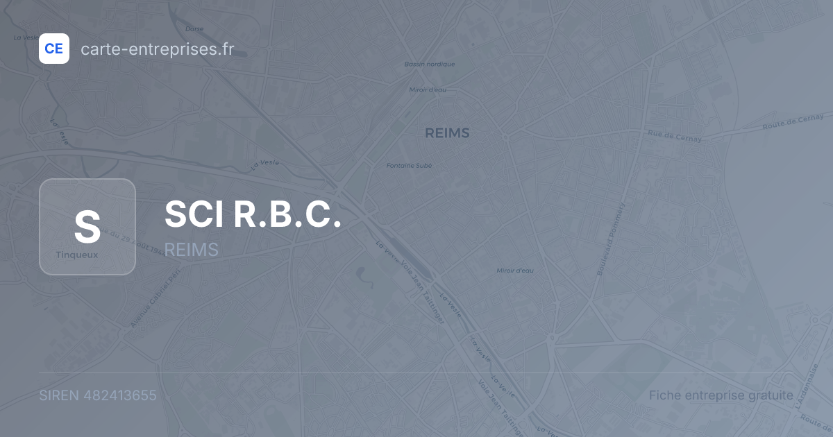 SCI R.B.C. — 482413655 — fiche entreprise