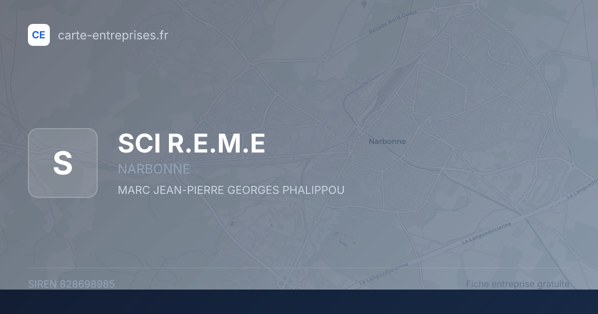 SCI R.E.M.E — 828698985 — fiche entreprise