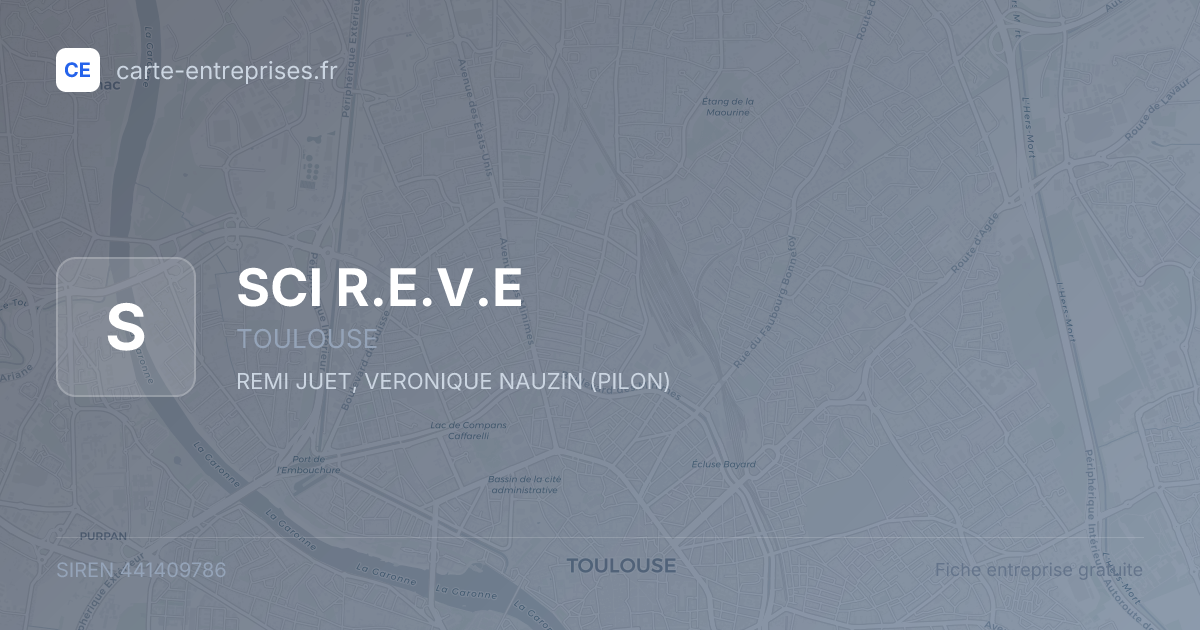 SCI R.E.V.E — 441409786 — fiche entreprise
