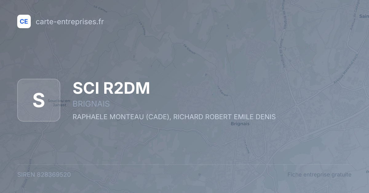 SCI R2DM — 828369520 — fiche entreprise