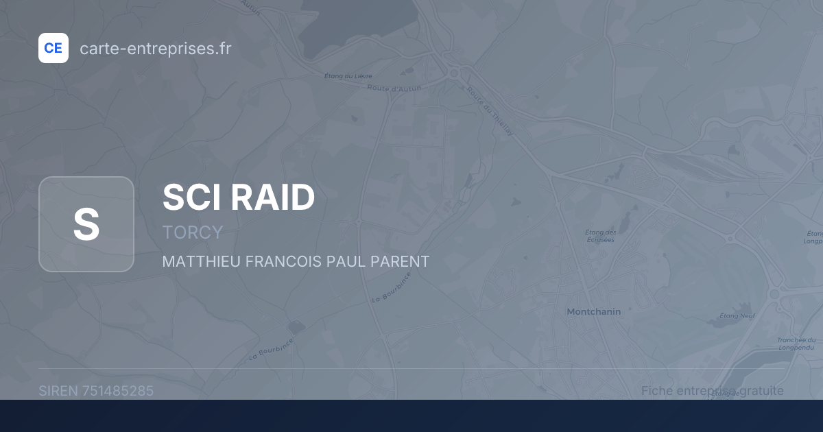 SCI RAID — 751485285 — fiche entreprise