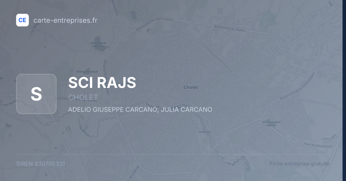 SCI RAJS — 830705331 — fiche entreprise