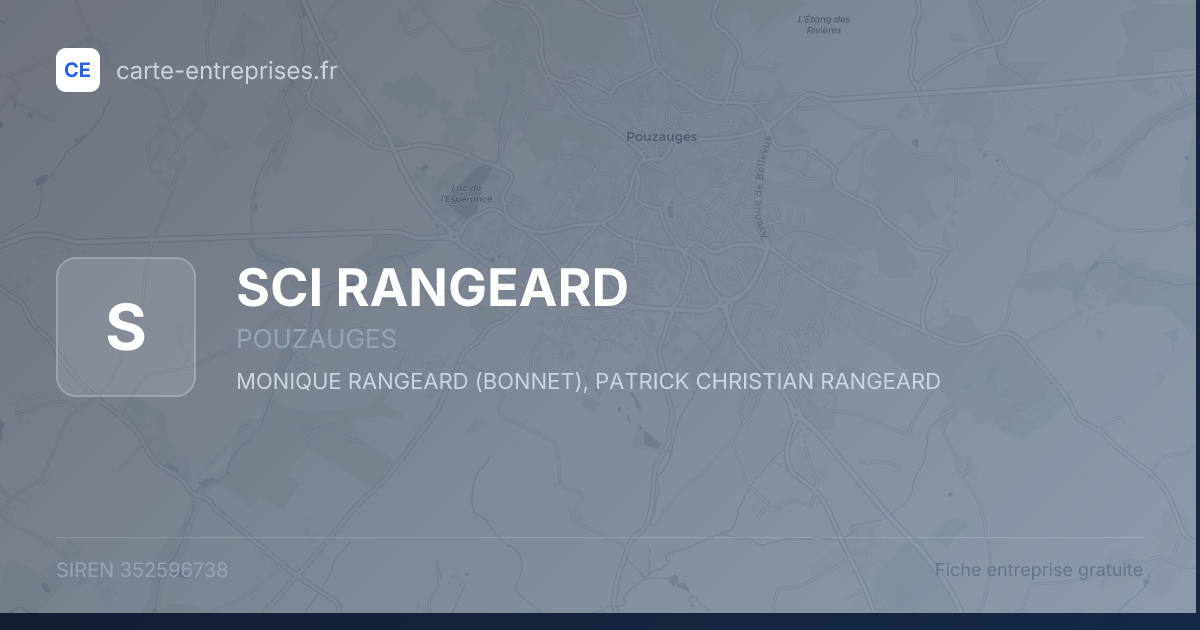 SCI RANGEARD — 352596738 — fiche entreprise