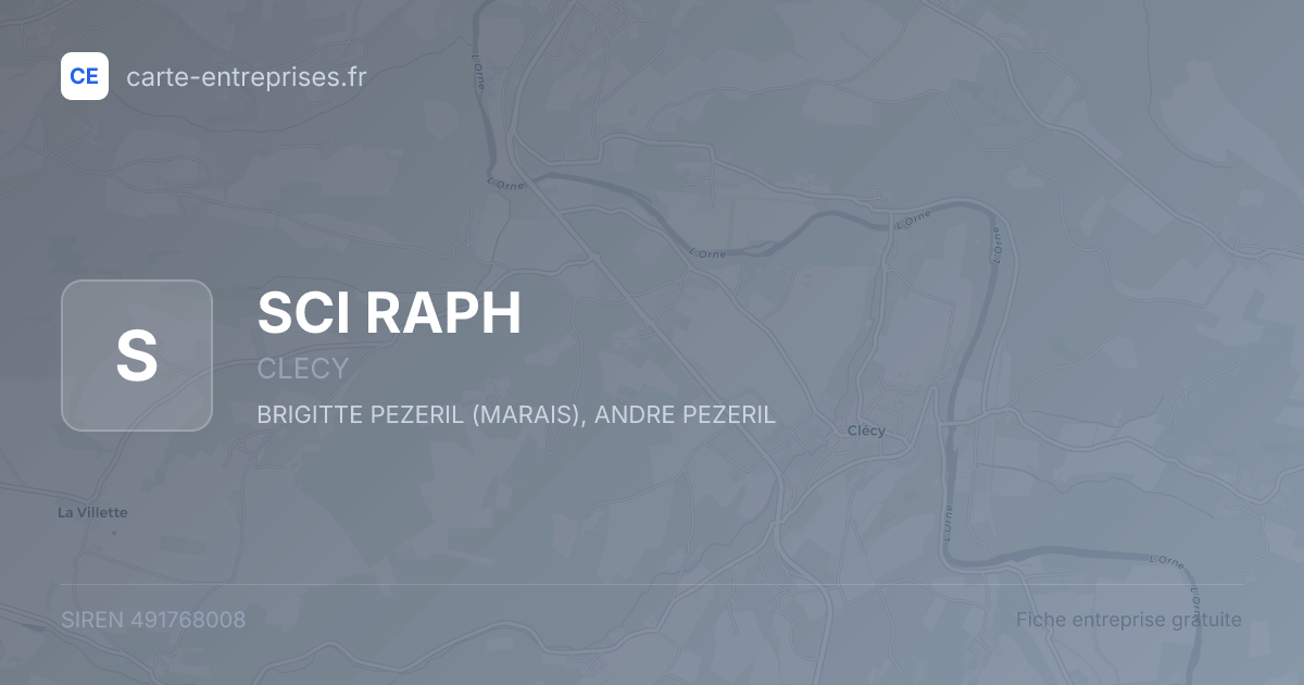 SCI RAPH — 491768008 — fiche entreprise