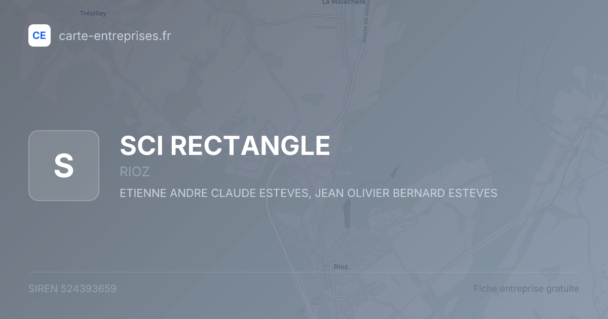SCI RECTANGLE — 524393659 — fiche entreprise