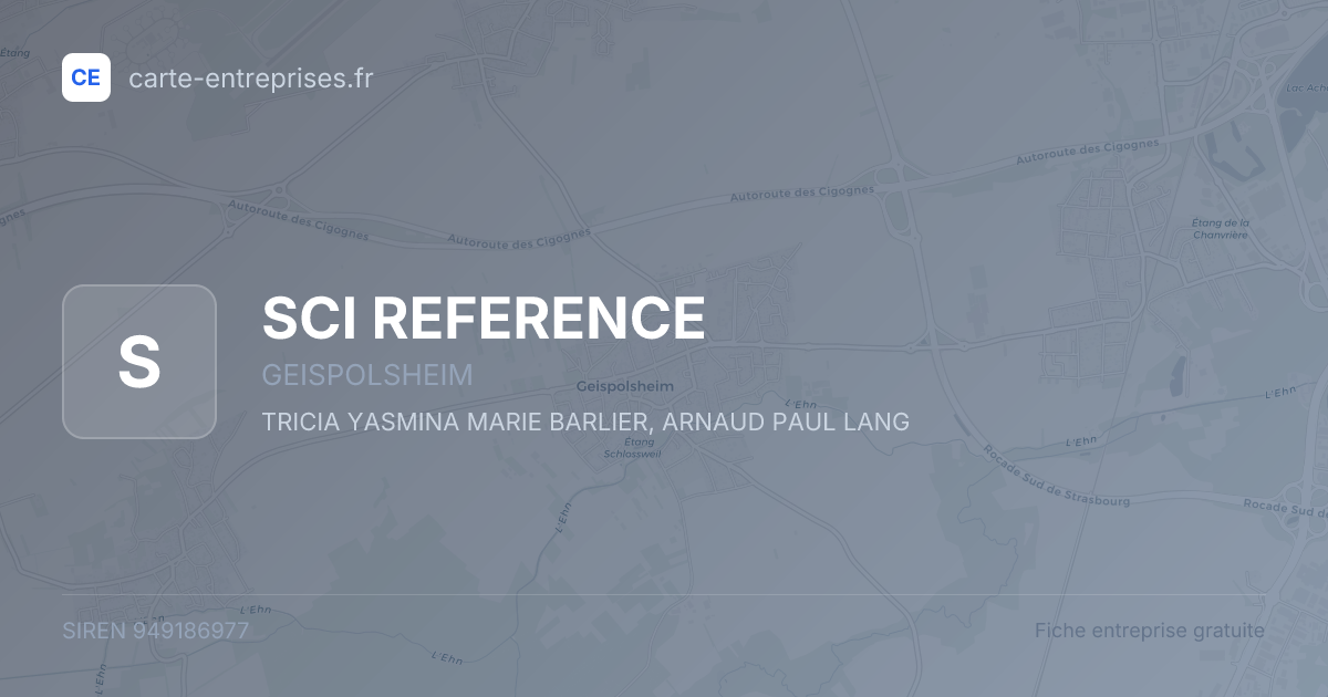 SCI REFERENCE — 949186977 — fiche entreprise