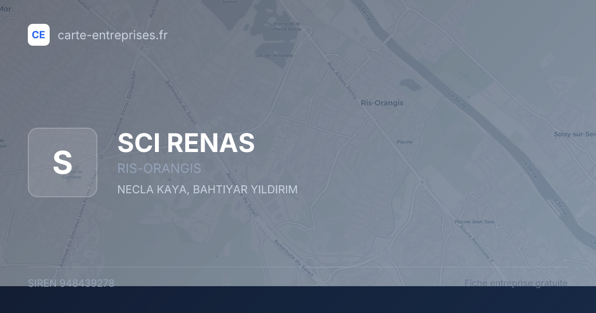 SCI RENAS — 948439278 — fiche entreprise