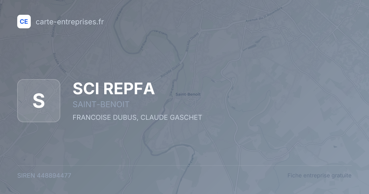 SCI REPFA — 448894477 — fiche entreprise