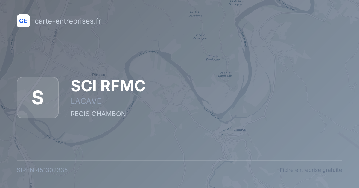 SCI RFMC — 451302335 — fiche entreprise