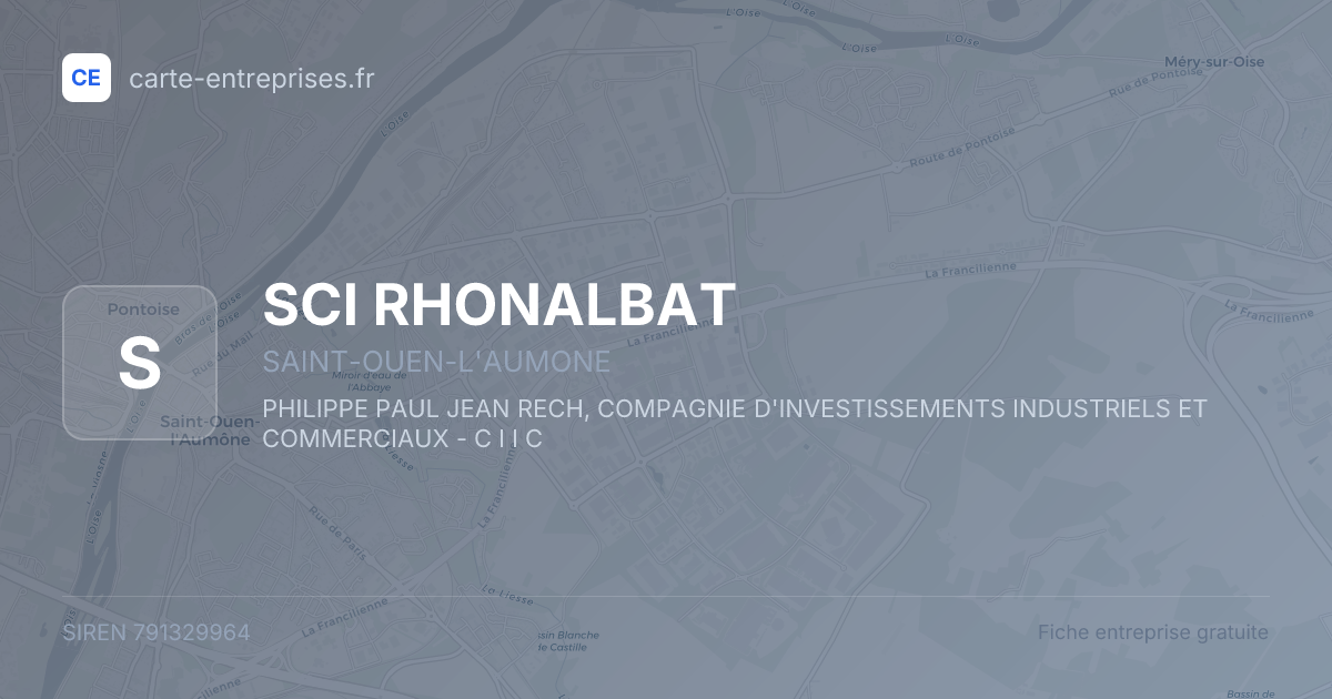 SCI RHONALBAT — 791329964 — fiche entreprise