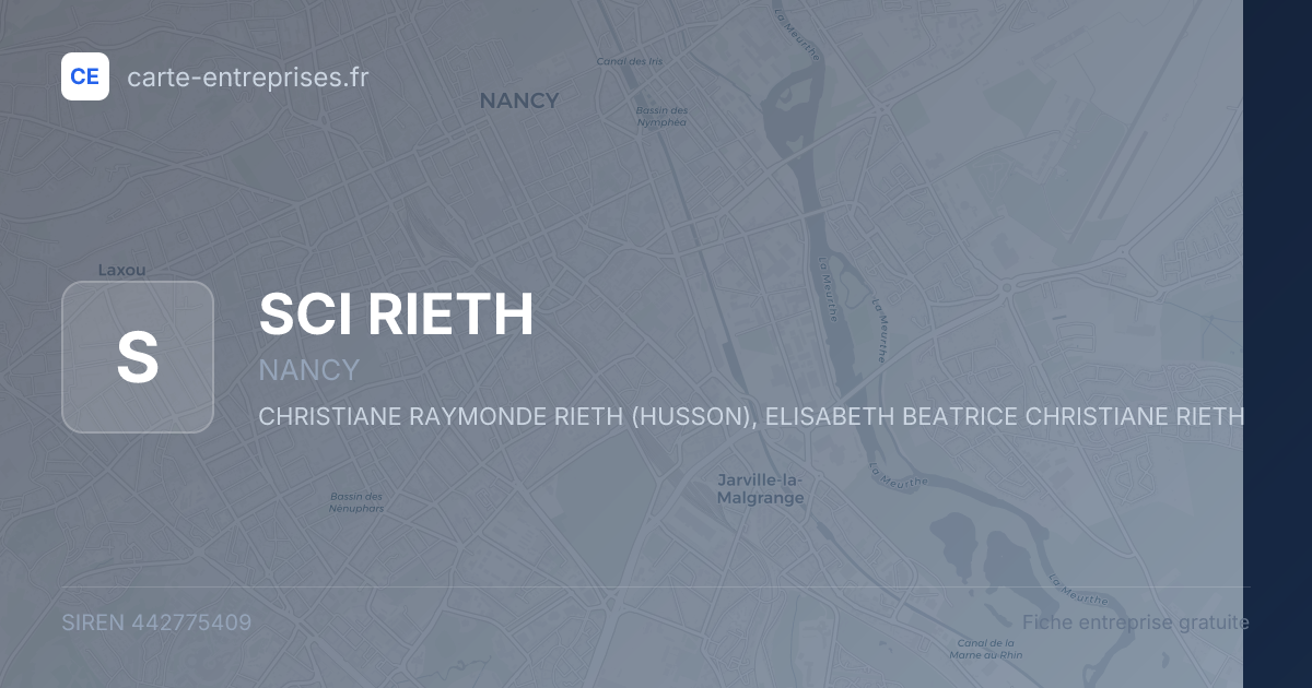 SCI RIETH — 442775409 — fiche entreprise