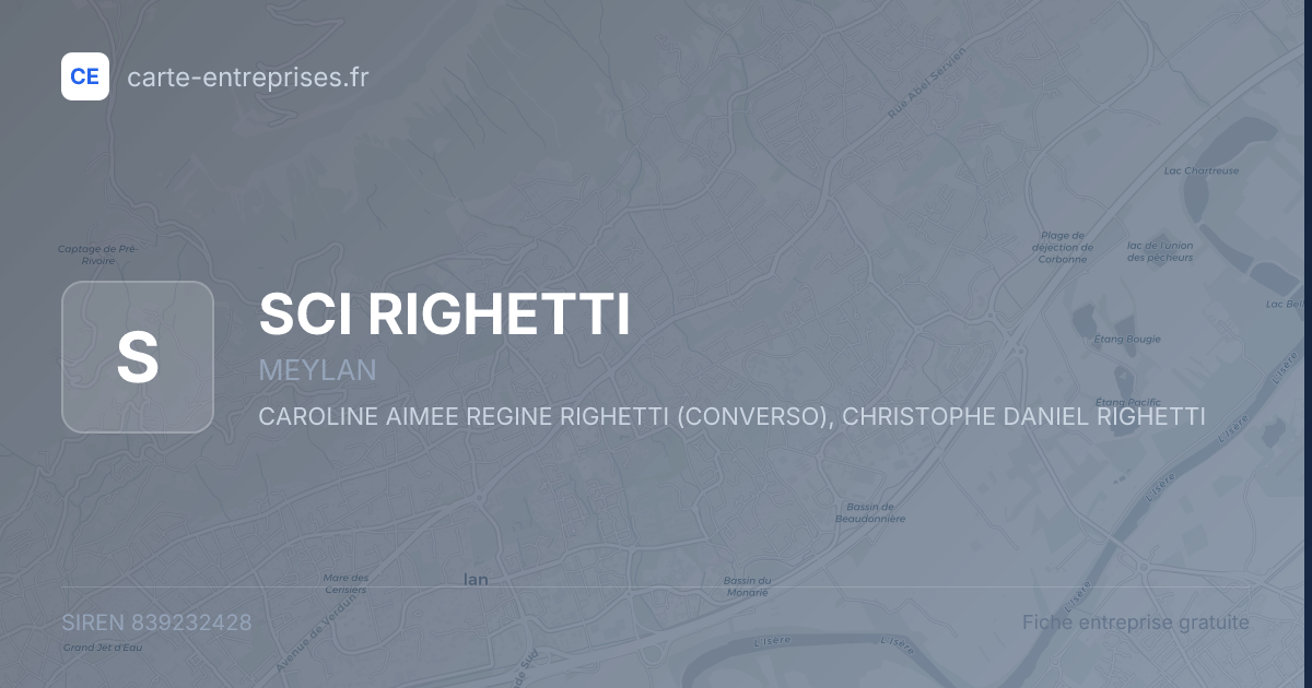 SCI RIGHETTI — 839232428 — fiche entreprise