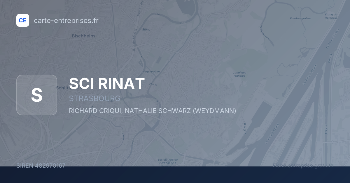 SCI RINAT — 482970167 — fiche entreprise