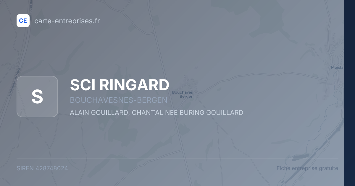 SCI RINGARD — 428748024 — fiche entreprise
