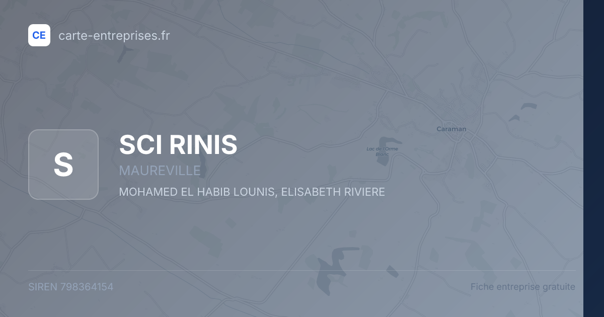 SCI RINIS — 798364154 — fiche entreprise