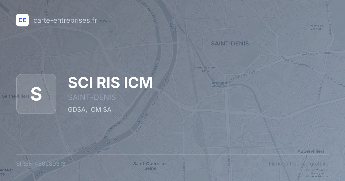 SCI RIS ICM — 480289313 — fiche entreprise