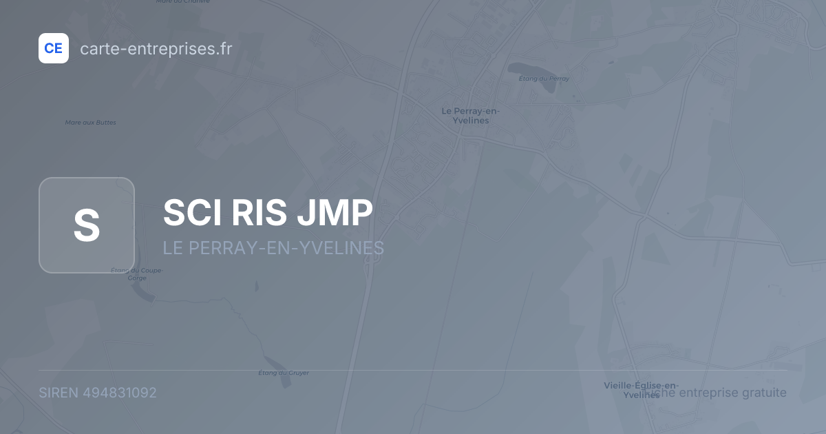 SCI RIS JMP — 494831092 — fiche entreprise