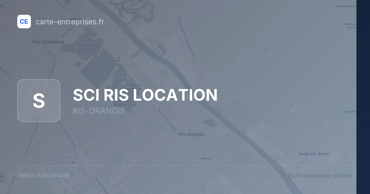 SCI RIS LOCATION — 535391486 — fiche entreprise