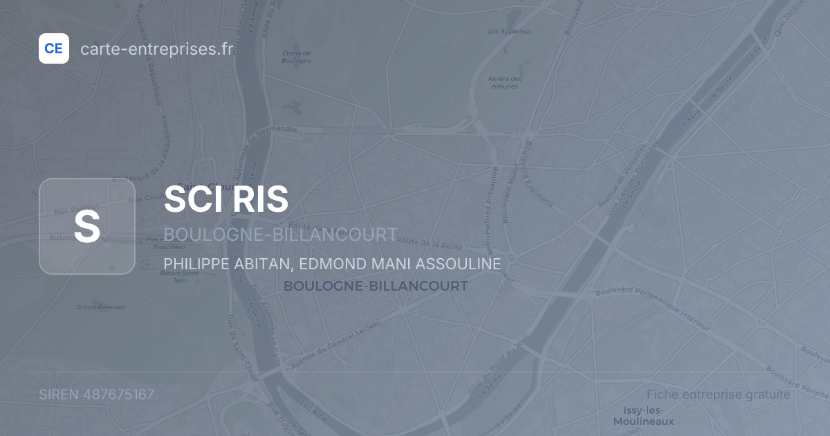 SCI RIS — 487675167 — fiche entreprise