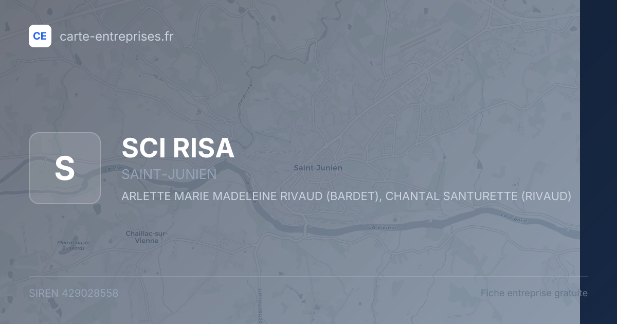 SCI RISA — 429028558 — fiche entreprise